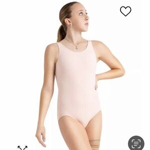 NWT Capezio Women’s LARGE Tank Leotard Pink